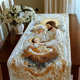 Gestepptes Tischdecke - Licht von Bethlehem