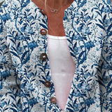 TIVERLY | VINTAGE BLUMEN CARDIGAN MIT KNÖPFEN
