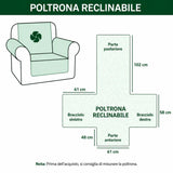 Gepolsterter Sofaüberwurf mit leichtem Schnee NCU0NT10931