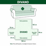 Copridivano trapuntato con cuori caldi NCU0NT11532