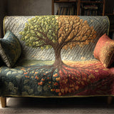 Gepolsterte Sofaüberwurf mit Baum des Lebens NCU0VT370