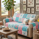 Gestepptes Sofaüberwurf mit Strandmotiv NCU0DV9510
