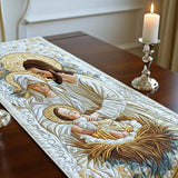 Gestepptes Tischdecke - Licht von Bethlehem