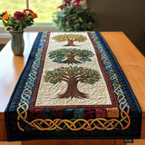 Gestepptes Tischdecke - Keltischer Baum