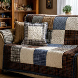 Gestepptes Sofaüberwurf mit Landhaus-Muster NCU0NT11723