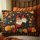 Gestepptes Kissenbezug mit Gnome und Herbsternte NCU0NT8863