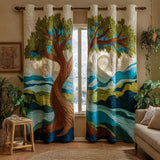 Quilted Vorhang Baum des Lebens aus dem Wald NCU0HH1062