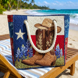 Gesteppte Strandtasche – Geist von Texas