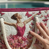 Gesteppte Strandtasche – Ballerina – letzte Auflage