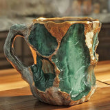 Kristall-infundierte Mineral-Kaffeetassen