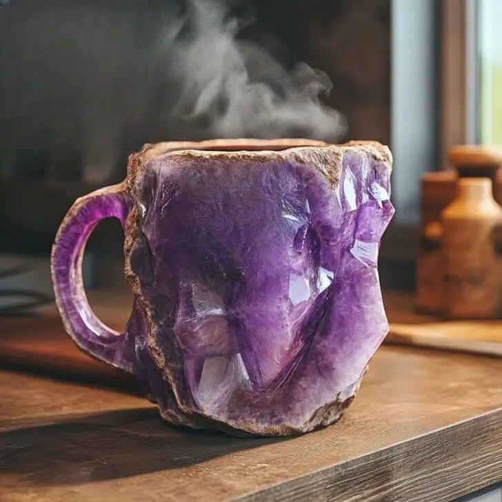 Kristall-infundierte Mineral-Kaffeetassen