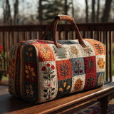 Gesteppte Reisetasche – Blütenserenade
