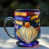 Handgefertigte Zwergen-Tasse für 3D-Buchliebhaber
