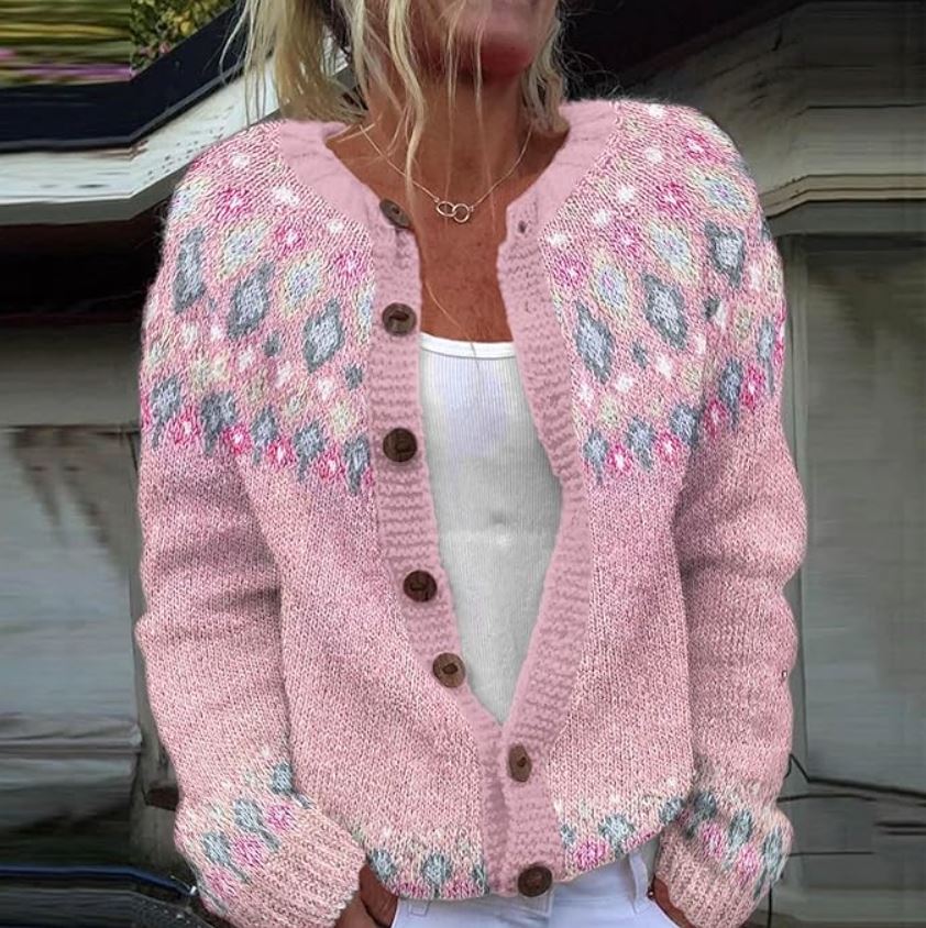 SOFIE | CARDIGAN ROSA KOMFORTABEL