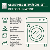 3-teiliges gestepptes Bettwäsche-Set – Aloha-Geist