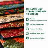 Gesteppte Tischsets – Lupinenserenade