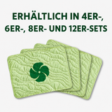 Gesteppte Tischsets – Scharlachroter Trost