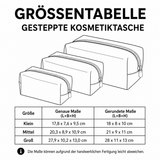 Gesteppte Kosmetiktasche mit Ahnenbaum