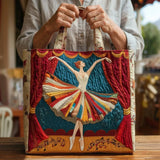 Handgefertigte Stepptasche – Elegante Ballerina