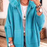 Kuscheliger Strickcardigan mit Kapuze Sanne